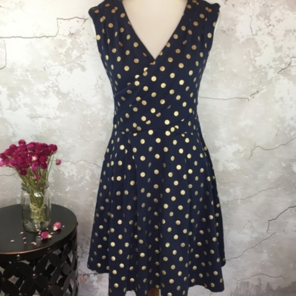 Anthropologie Dresses & Skirts - Maeve Anthropologie Ophira Dot Sleeveless Dress S